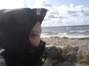 Annika am Strand